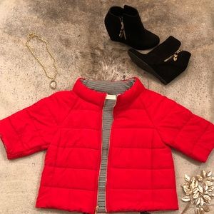 Red Chico’s Puffer Swing Coat